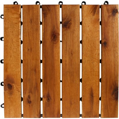 Linder Exclusiv Akáciové terasové dlaždice 30 × 30 cm 11 ks – Zboží Dáma