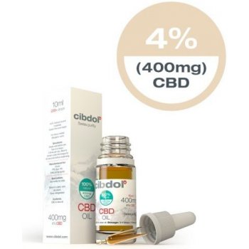 Cibdol 4% CBD olej konopný extrakt 10 ml