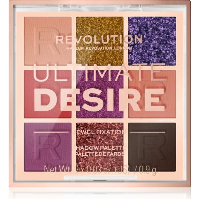 Makeup Revolution London Ultimate Desire paletka očních stínů Jewel Fixation 8,1 g – Sleviste.cz