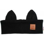 Baby Nellys Čelenka Cat s oušky pro děti Hand Made černá – Zboží Dáma