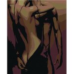 ZUTY Malování podle čísel 50 ODSTÍNŮ Rozměr 40 x 50 cm Rámování bez rámu a bez vypnutí plátna – Sleviste.cz
