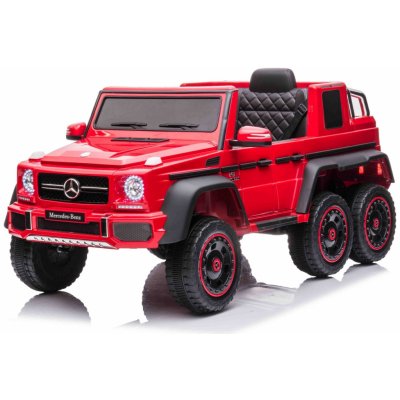 Beneo Elektrické autíčko Mercedes-Benz G63 AMG 6X6 červená