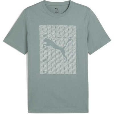 Puma Graphic Wording Tee pánské triko zelená – Hledejceny.cz