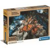 Puzzle CLEMENTONI National Geographic: Miliony motýlů monarchů cestují do zimovišť v Mexiku 1000 dílků