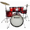 Akustická bicí souprava GRV Junior Drum Set for kids Red