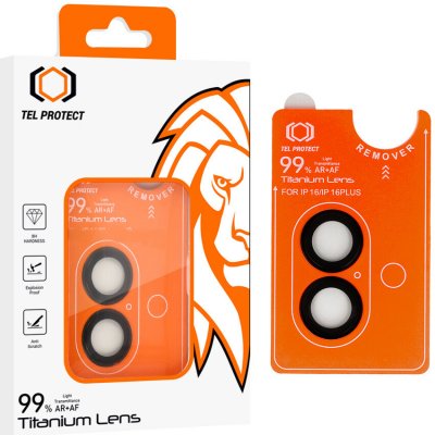 Tel Protect tvrzené sklo Titanium Lens 99% AR na čočky fotoaparátu pro iPhone 17 Black 142054 – Zboží Živě