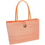 Semiline plážová taška 1482-9 Orange/Ercu 30 cm x 44 cm x 10 cm – Zboží Mobilmania