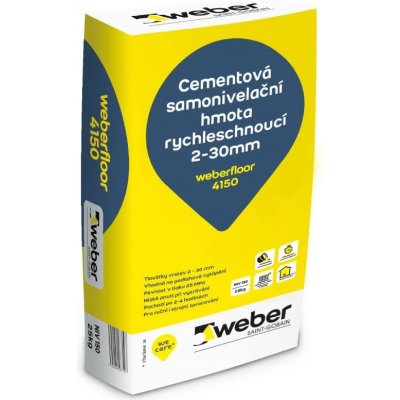 Hmota samonivelizační weber floor 4150 – 25 kg – Zbozi.Blesk.cz