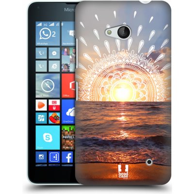 Pouzdro Head CASE Microsoft Lumia 640 / 640 DUAL SIM doodle západ slunce – Zboží Mobilmania
