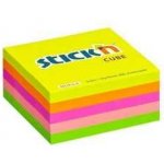 Kostka samolepicí Stick´n 76x76 mm, neonová, 400 lístků – Hledejceny.cz