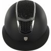 Jezdecká helma EQUESTRO Helma Eclipse Stone Mat Wide Visor black silver