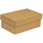 Dárková krabička s víkem 250x150x100/40 mm, hnědá - kraftová – Hledejceny.cz
