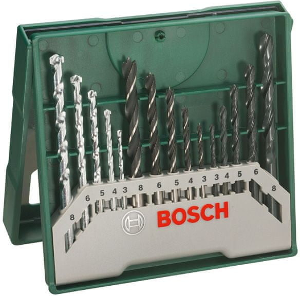 BOSCH Bosch Mini-X-Line15dílná sada vrtáků, 2607019675