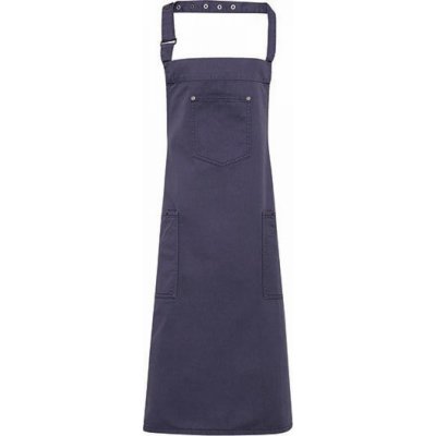 Premier Workwear Bavlněná Chino pracovní zástěra se středovou kapsou šedá Pantone Cool Grey 11C 72x86cm PW132 – Hledejceny.cz