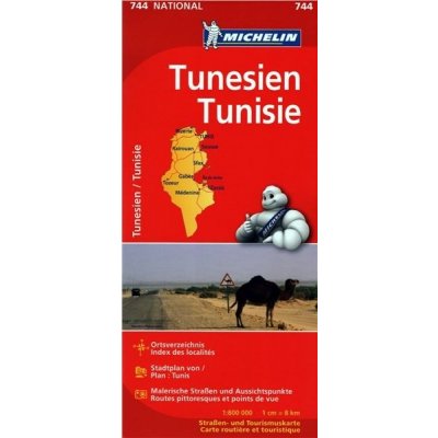 Tunisko č. 744 mapa