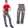 Pracovní oděv Ardon H9101 Cool Trend Dámské pracovní kalhoty do pasu šedo / oranžové