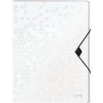 LEITZ Desky s gumičkou Wow Jumbo, bílá, 30 mm, PP, A4 – Hledejceny.cz