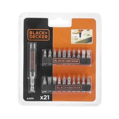Black & Decker A704 21 dílná bitů magnetický držák bitů0 – Zboží Mobilmania