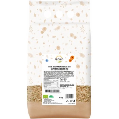 ProBio Bioharmonie Rýže basmati bílá Bio 3 kg – Zboží Mobilmania