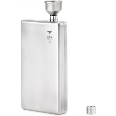 Placatka Keith Titanium Jug stříbrná 200 ml – Zboží Dáma