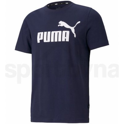 Puma ESS Logo Tee 58666606peacoat – Hledejceny.cz