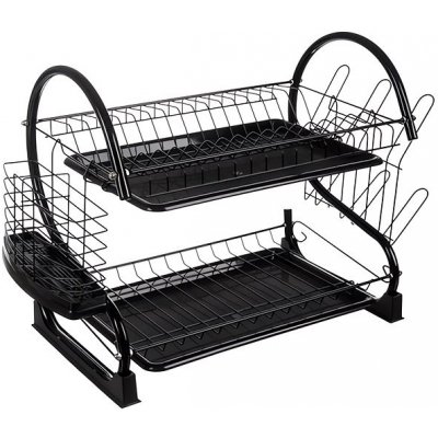 Ruhhy 24634 Patrový odkapávač na nádobí černý – Zboží Mobilmania