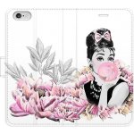 Pouzdro iSaprio flip Girl with bubble iPhone 6/6S – Zboží Mobilmania