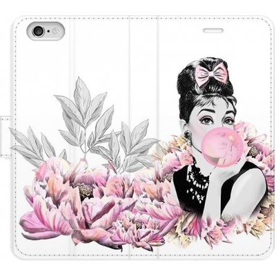 Pouzdro iSaprio flip Girl with bubble iPhone 6/6S