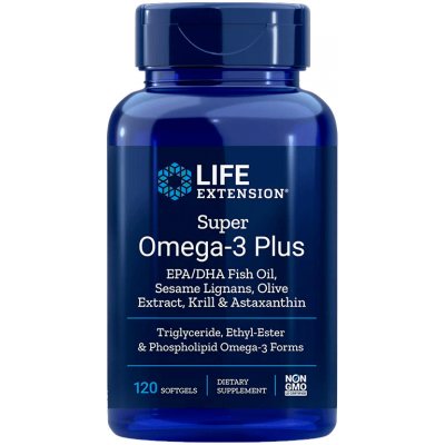 Life Extension Super Omega-3 Plus 120 tobolek – Zboží Mobilmania