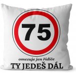 Impar polštář 75 Ty jedeš dál 40x40 – Zboží Mobilmania