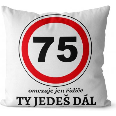 Impar polštář 75 Ty jedeš dál 40x40 – Zboží Mobilmania