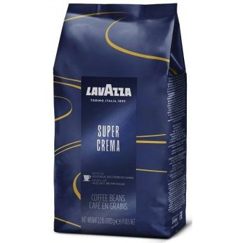 kava Lavazza Super Crema zrnková Káva 1000 g