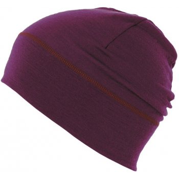 MATT 5805 Light Merino Wool Beanie Aubergine fialová