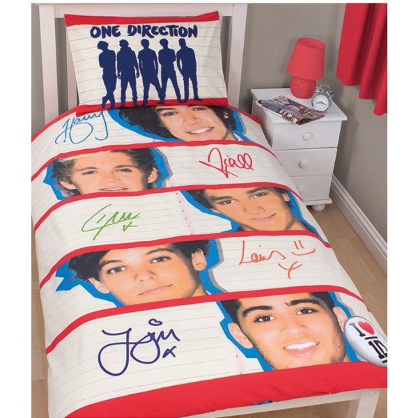 Character World povlečení One Direction Memorabilia 135x200 75x50 od 699 Kč  - Heureka.cz