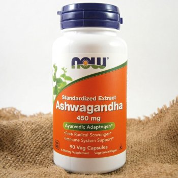 Now Foods Ashwagandha 450 mg 90 kapslí