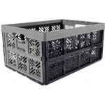 přepravka 48x35x24cm sklád., sever.šedá, nosn.16kg, plast – Sleviste.cz