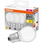 Osram 3PAK LED žárovka LED E27 P45 4W = 40W 470lm 2700K Teplá bílá 300° – Zboží Mobilmania