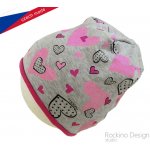 Rockino 5261 dívčí přechodová podzimní/jarní/zimní čepice šedá zvířátka – Hledejceny.cz