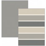 Vesna Pruhy 50x70 cm 2 ks béžové – Zboží Mobilmania