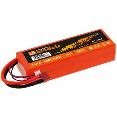 DF models LiPo Aku 7,4 V / 45C Pro Racing T-Dean 6500 mAh