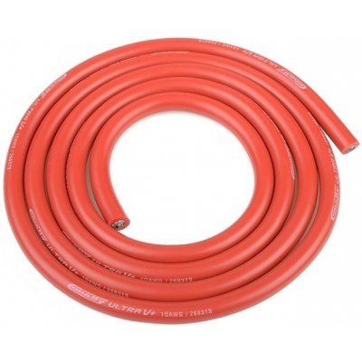 Corally Silikonový kabel 5,5qmm 10AWG 1 m červený – Sleviste.cz