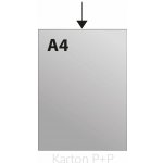 KARTON P+P Průhledný obal A4 "U" PVC na výšku, čirý, 120mic. 2-004 – Zboží Živě