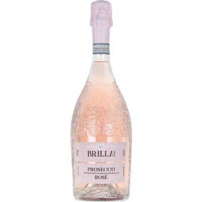 Brilla Prosecco Spumante Rosé DOC 11% 0,75 l (holá láhev) – Zboží Dáma