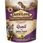 Carnilove Dog Pouch Paté Quail with Yellow Carrot 300 g – Hledejceny.cz