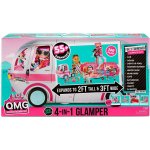 MGA L.O.L. Surprise Glamper karavan OMG 4v1 576730 stříbrno růžový – Zboží Mobilmania