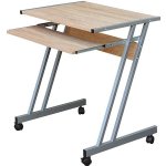 Nejlevnější nábytek PC stůl na kolečkách PARÍCUTIN, buk – Sleviste.cz