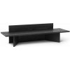 Lavice do předsíně Ferm Living Oblique black stained oak