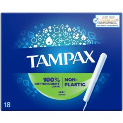 Tampax Super dámské tampony s aplikátorem 18 ks