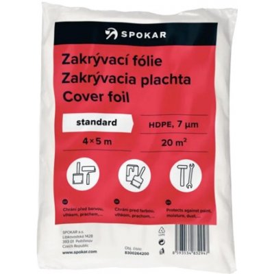 Zakrývací fólie 4x5m HDPE-7MY – Hledejceny.cz