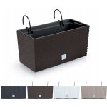 Prosperplast Truhlík RATO CASE W s háky a vkladem hnědý 39,5 x 18,5 x 19,5cm – Sleviste.cz